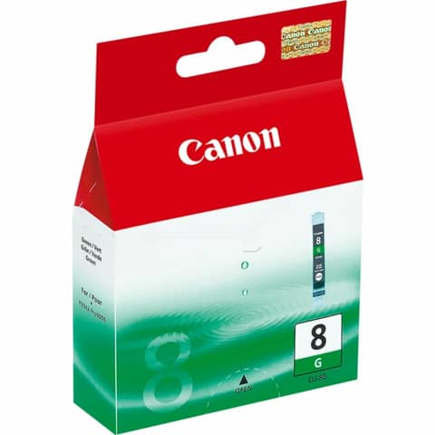 Serbatoio inchiostro CLI-8G Canon verde  0627B001